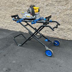 DeWalt 12” Sliding Compound Miter Saw with Rolling Stand – Heavy Duty
