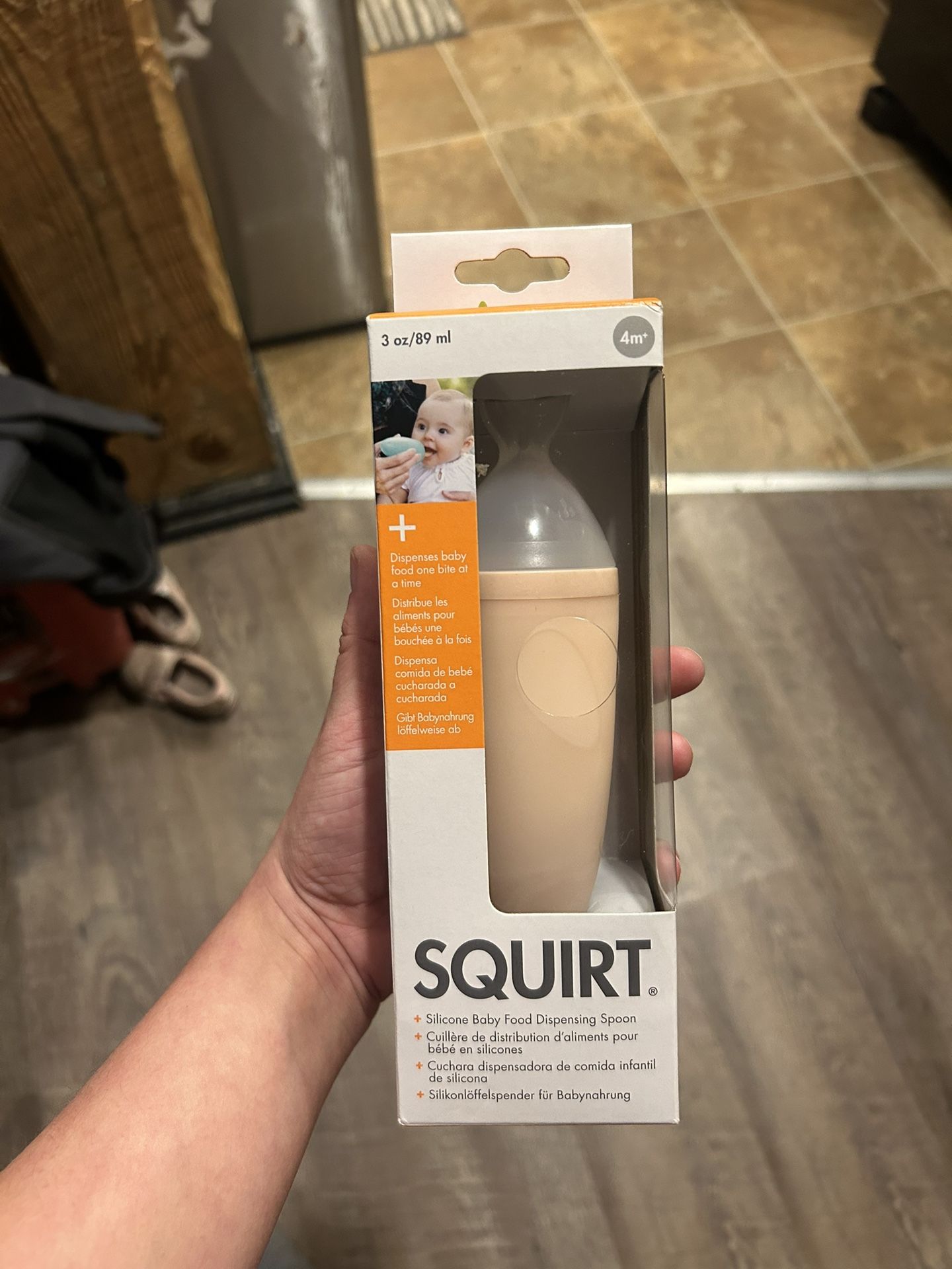 never opened - Boon silicone baby food dispenser