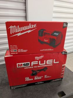 🚨 NEW MILWAUKEE SHOP COMBO | M18 FUEL 6-INCH BRAKING GRINDER KIT (2980-22) & M18 COMPACT TIRE INFLATOR (2848-20) 🧰 (FIRM