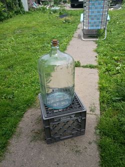 Vintage Crisa 5 gallon glass jug, made in Mexico