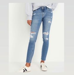 Old navy mid rise rockstar skinny