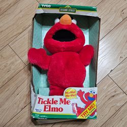 Vintage 1996 Tickle Me Elmo Red Plush Sesame Street Tyco Toy NIB NEW UNTESTED / *Toy is NEW IN BOX - UNTESTED (Has NOT Been Removed from Packaging - -