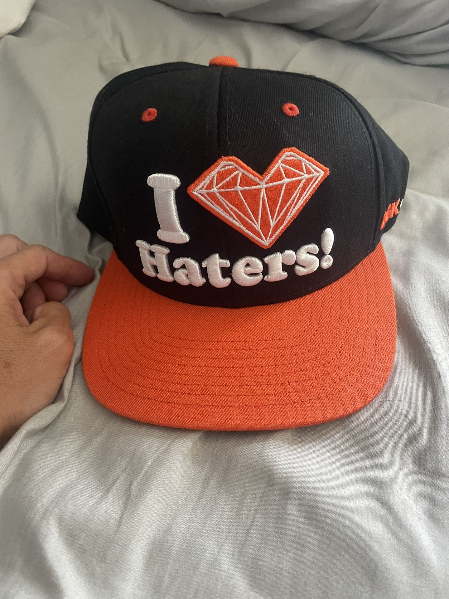 DGK X Diamond Supply Co. “I Love Haters” Hat, Brand New!