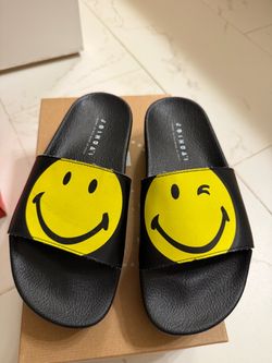 Smiley Face Slide Sandals