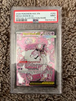 Mega Diancie ex 282 inch psa 9