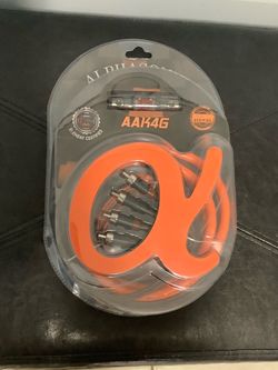 Alpha Connect AAK4G Amp Wiring Kit 4 gauge