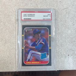 1987 Donruss Greg Maddux #36 Mint 8