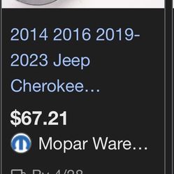 2017 Jeep Cherokee Oil Pan transmission gasket And Filter