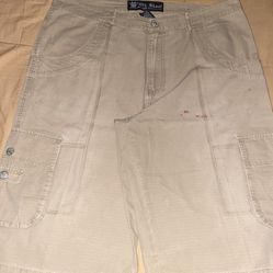 Y2K Vintage Old Skool Khaki Shorts Size 38