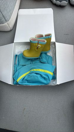 American girl Rain Coat And Boots