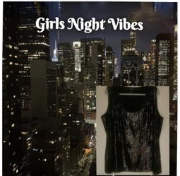 Girls Night Vibes: Naeem Khan Sequin Designed Top