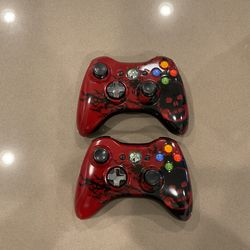 Xbox 360 gears of war controllers