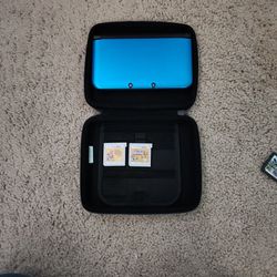 3DS XL w/Games and Case