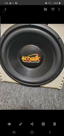 ATOMIC APOCALYPSE 15INCH SUB IN A CUSTOM BOX ITS A BEAST