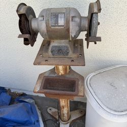 Heavy Duty Bench Grinder With Stand. 