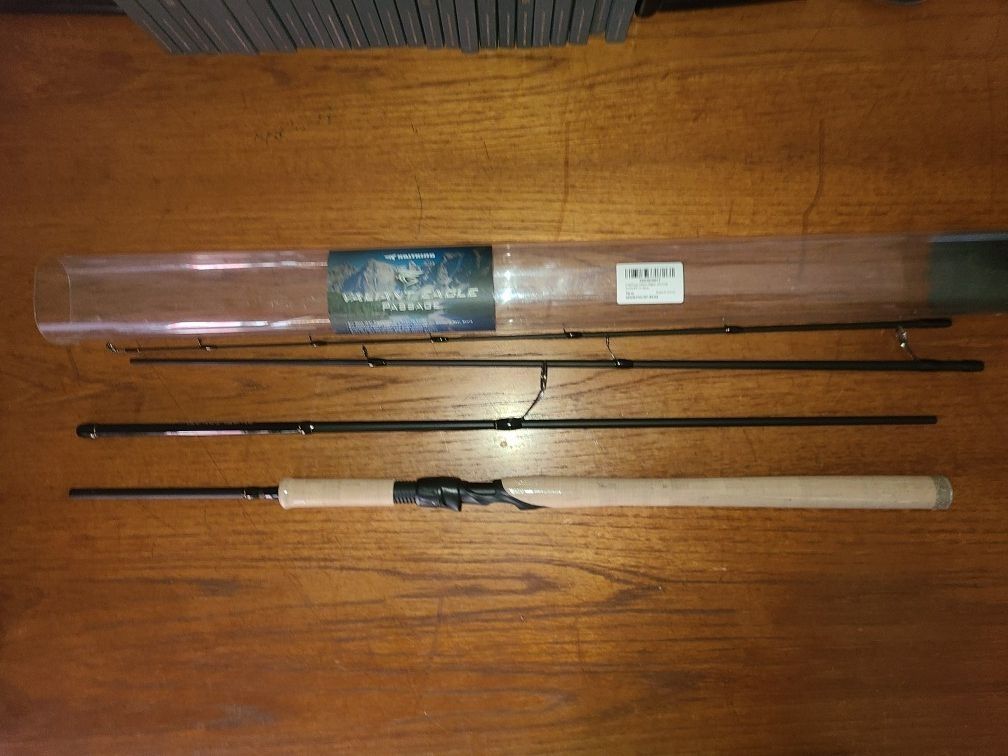 New Kast King Valiant Eagle Passage 4 Piece Travel Fishing Rod with Caseī