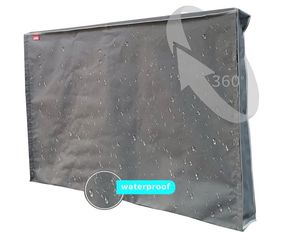 New Outdoor 50" TV Set Cover, Scratch Resistant Liner Protect LED Screen Best-Compatible with Standard Mounts and Stands(Light Gray)