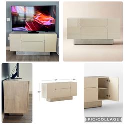 CB2 Benoit 59" Enameled White Wood Credenza (retails $2699+)