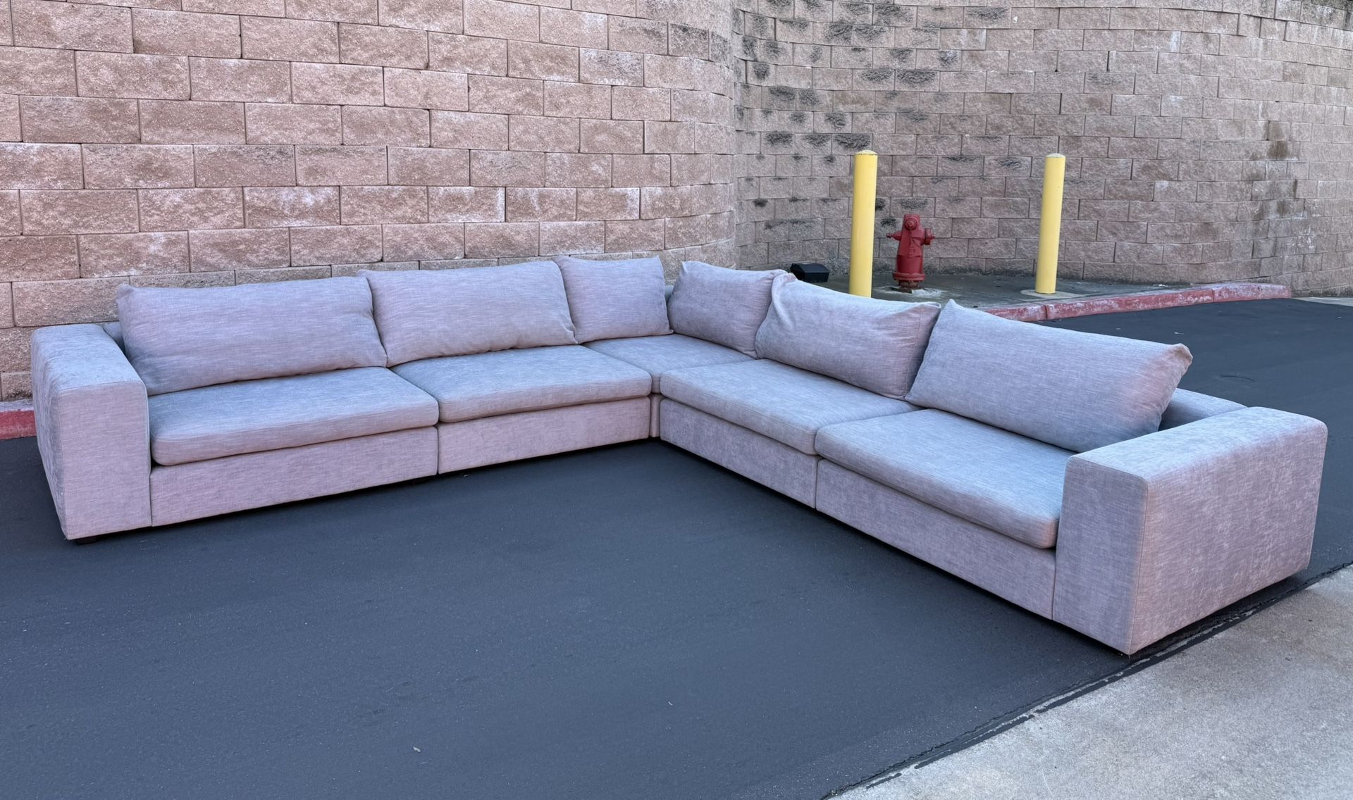 Article 5-Piece Modular Sectional Cloud Couch