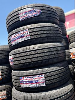 225/65/17 vendo set de llantas Nueva con 50.000 millas de garantía