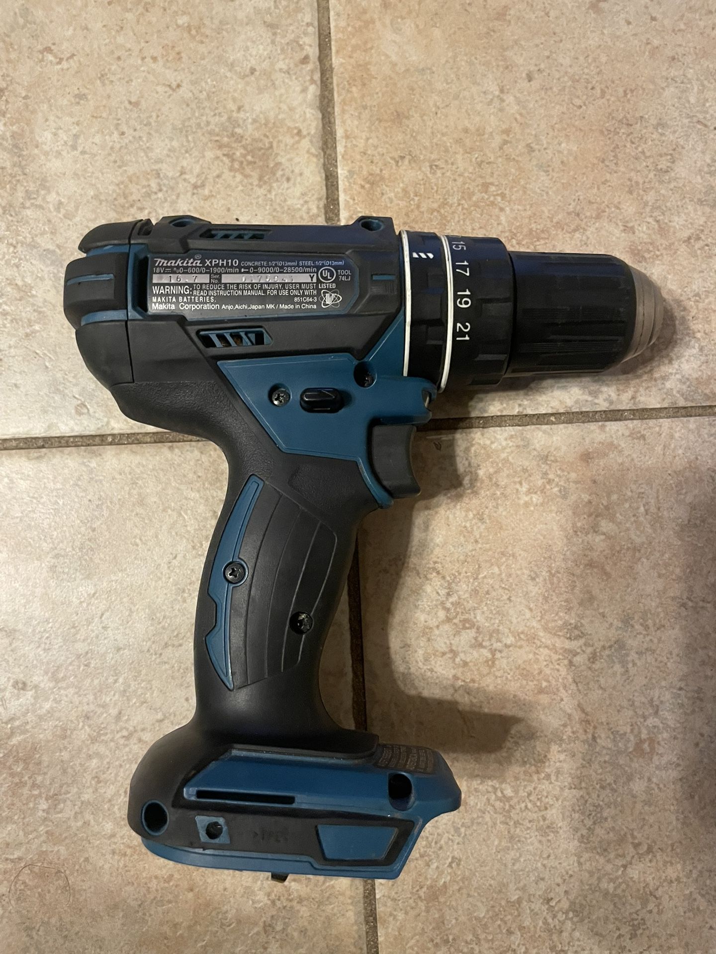 Makita Power Drill Like New No Battery