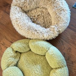 2 Small Breed Dog Beds 