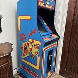 Ms. Pac Man Arcade Cabinet Machine