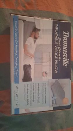 Inflatable wedge pillow