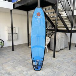 7’5” Liquid Shredder HD Wide Beginner / Intermediate Foam Surfboard with fins and leash 