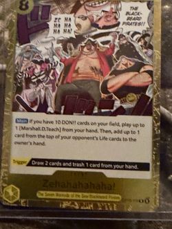 One piece zehahaha card in great condition