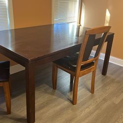 Kitchen table & Two chairs 