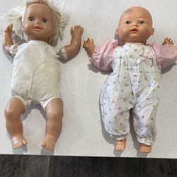 Used Original Vintage baby dolls