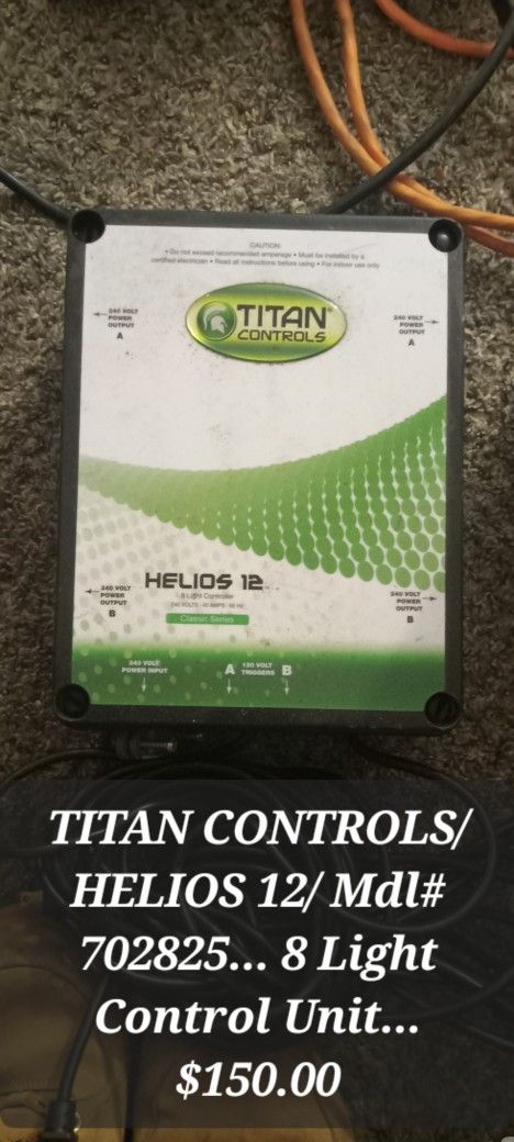 TITAN Controls/ Helios 12/ 8 Light Controller Unit