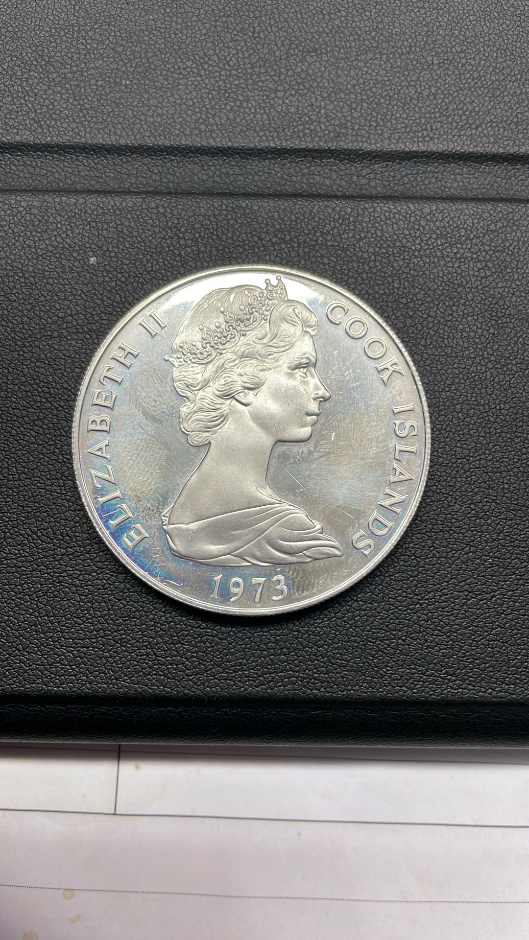 1973 Elizabeth II Cook Islands Silver Coin