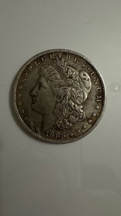 1888 Morgan Silver Dollar Counterfeit Coin