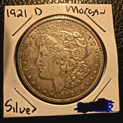 1921 D Morgan Silver Dollar