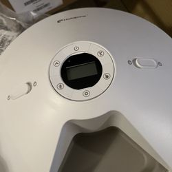 HOLAPAW Automatic Cat Feeder Wet Food, 5 Meals Cordless Pet Food Dispenser, Fresh Food Refrigerated Container with 2 Ice Packs, 10s Voice Recording, P