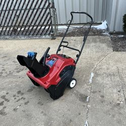 For sale a power clear 210R toro snow blower.21 inch wide,2cycle motor. Cash only. It is in good working condition. 