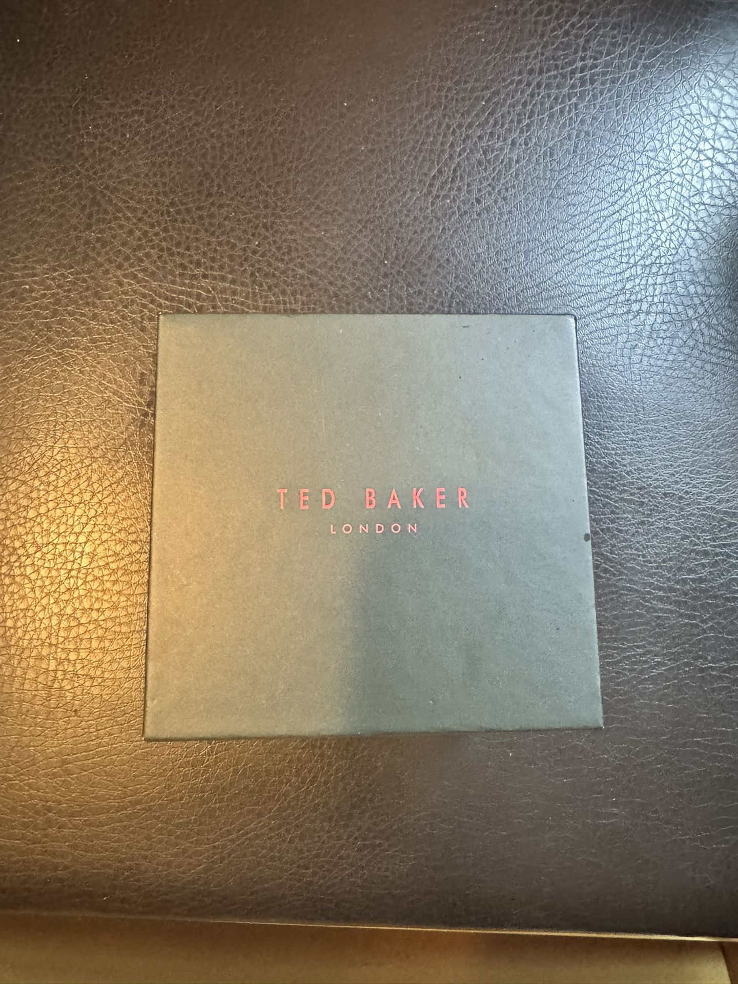 Ted Baker Mens Black Dial Silver Band Chronograph Bracelet Casual Wristwatch