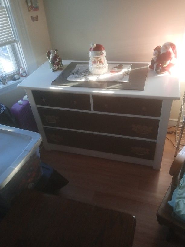 Homemade Bureau All Real Wood Refurbished Beautiful