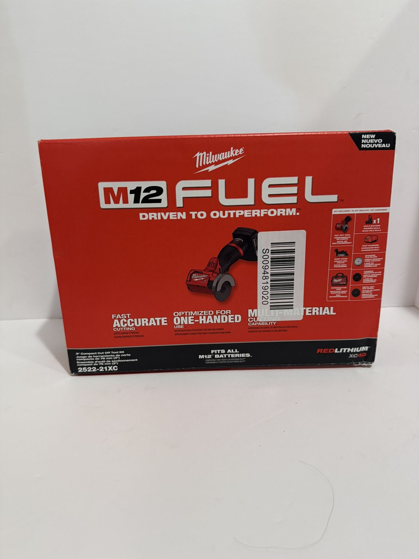 Milwaukee M12 FUEL 12V 3 in. Brushless Cordless Cut-Off Saw Kit - $150