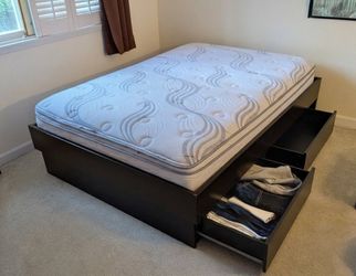 Full storage bed