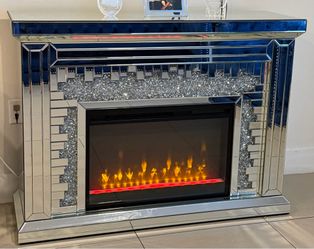Electric LED  fireplace