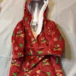 Christmas 0-9 Months Robe Rudolph 