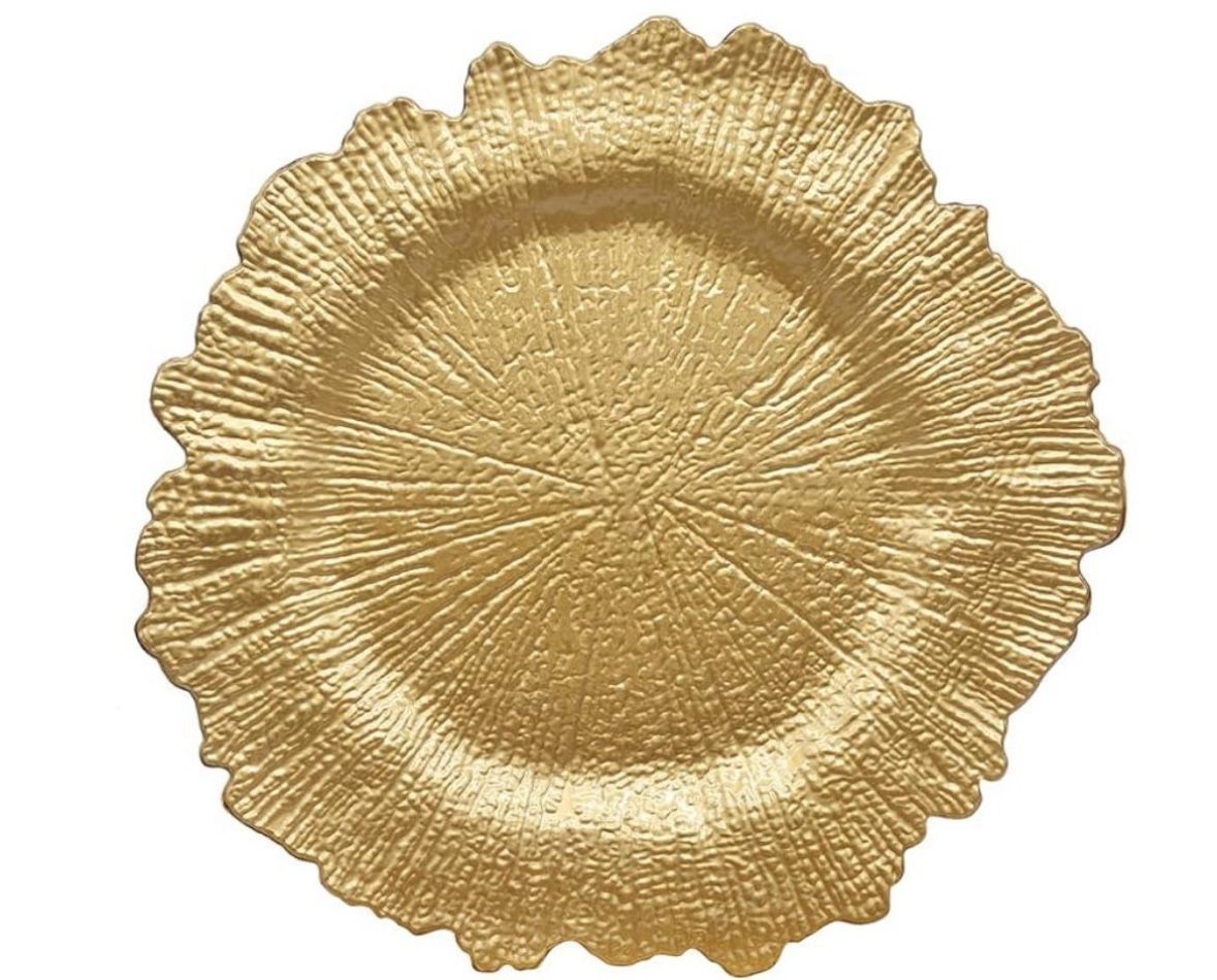 NWT Gold Reef Charger Plates (set of 10)