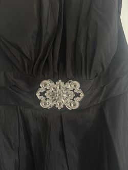 Strapless Classy Black Formal Dress