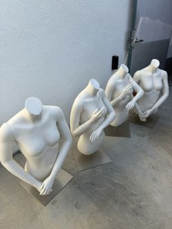 4 Mannequins In Good Condition