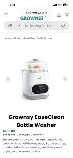 Grownsy bottle sterilizer
