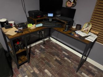 L shaped corner desk