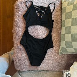 Brand New Black One Piece Bikini